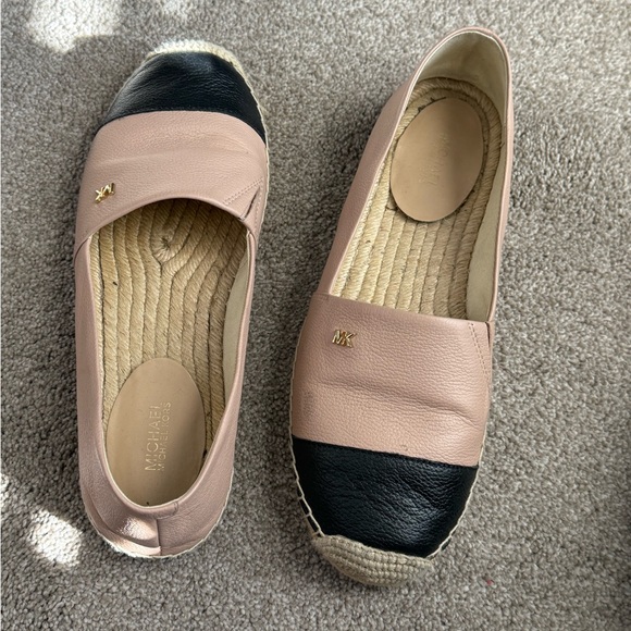 Michael Kors Two-Tone Espadrilles in Pink and Black - Picture 3 of 5